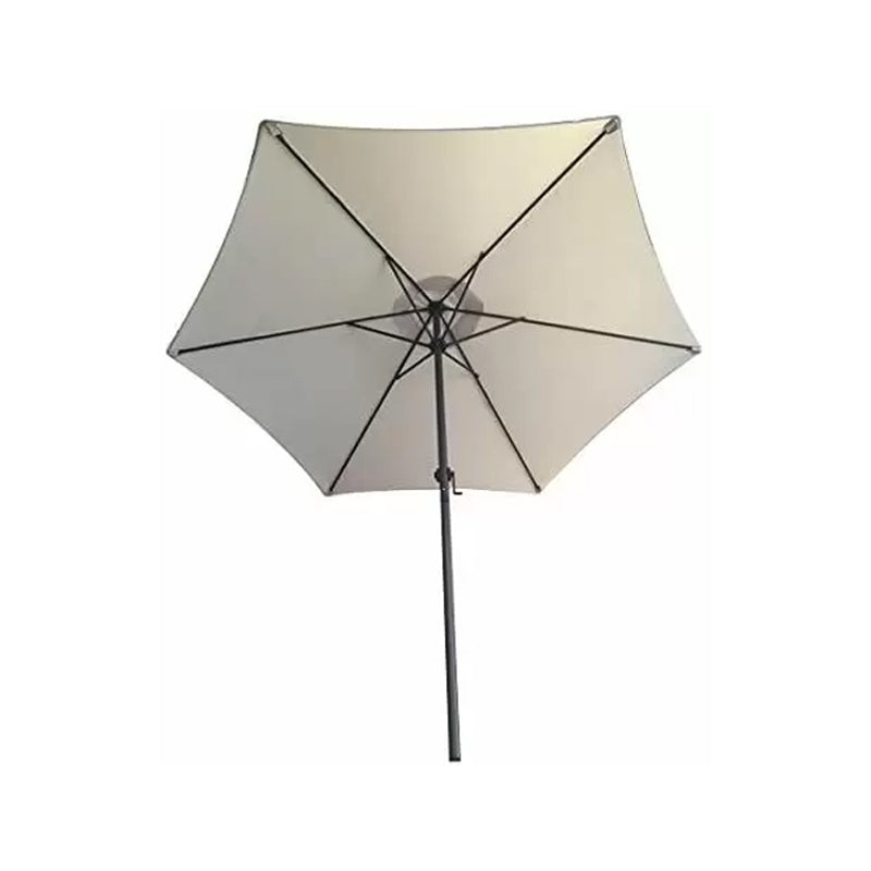 Garden Parasol Cover Light Green Umbrella 2.7m With Crank/with 6 Steel Ribs/with Aluminium Pole