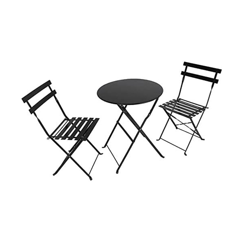 Folding metal garden table and online chairs